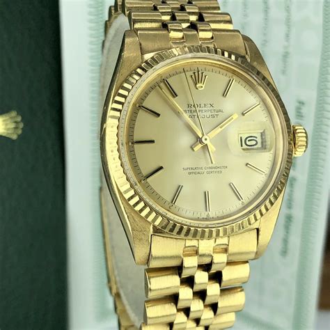 rolex 1601 value|rolex datejust 1601 18k gold.